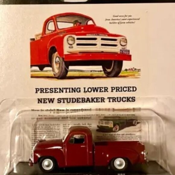 M2 Machines 1954 Studebaker 3R Truck Rubber Tires Red 1:64 Die-cast Model NIP - Picture 1 of 3